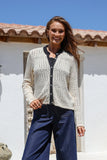 JOOP & GYPSY - CONTRAST TRIM VINTAGE CARDI KNIT