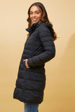 CKM - LONGLINE PUFFER COAT WITH HOOD