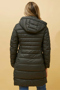 CKM - LONGLINE PUFFER COAT WITH HOOD