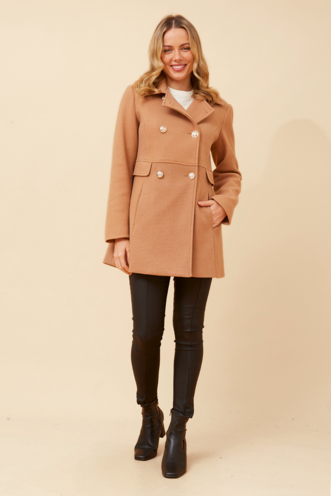 CKM - COAT WITH GOLD BUTTONS