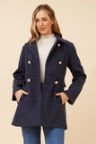 CKM - COAT WITH GOLD BUTTONS