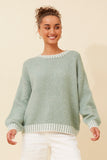 CKM - CONTRAST TRIM DETAIL PULLOVER
