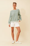 CKM - CONTRAST TRIM DETAIL PULLOVER