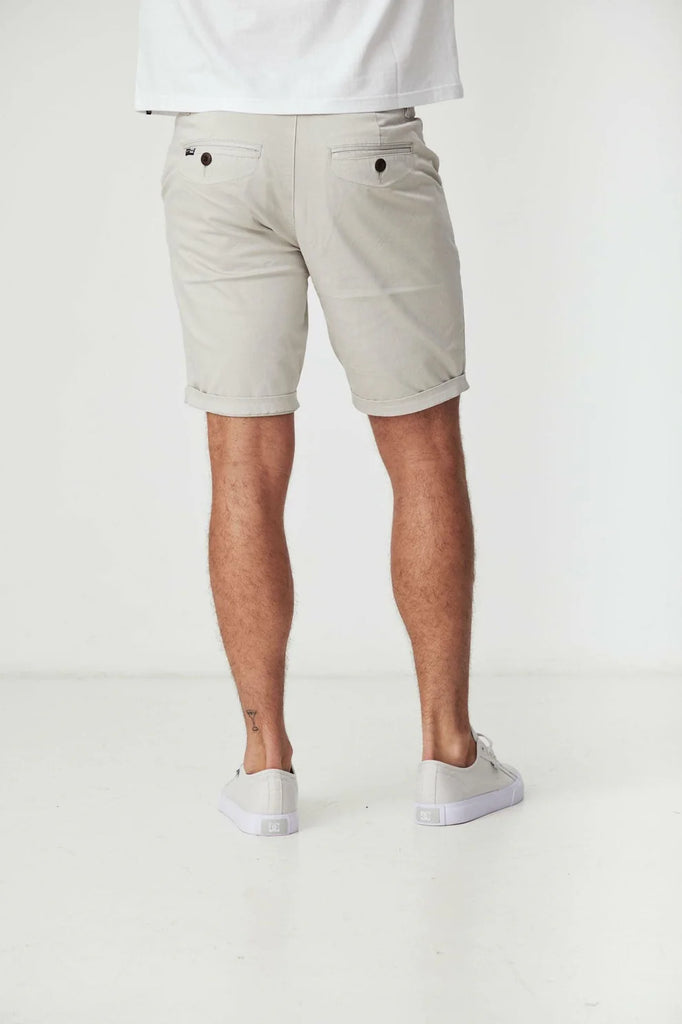 BLACK WOOD - BAKER SLIM CHINO SHORTS