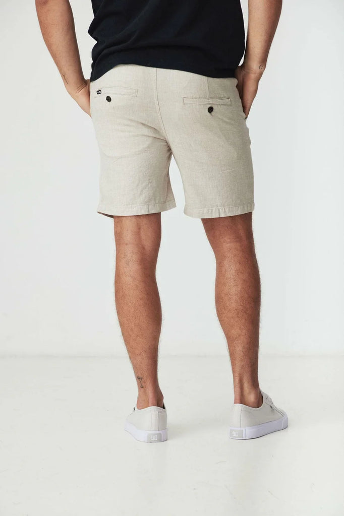 BLACK WOOD - ZIGGY LINEN SHORTS