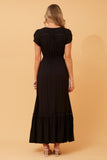 CKM - BUTTON FRONT MAXI DRESS
