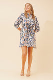 CKM - 3/4 SLEEVE BUTTON THROUGH SHIRT DRESS