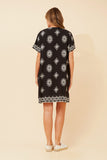 CKM - SHORT SLEEVE DRESS WITH FRONT POCKETS