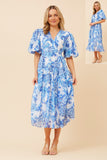 CKM - TIERED DRESS WITH WAIST DETAIL
