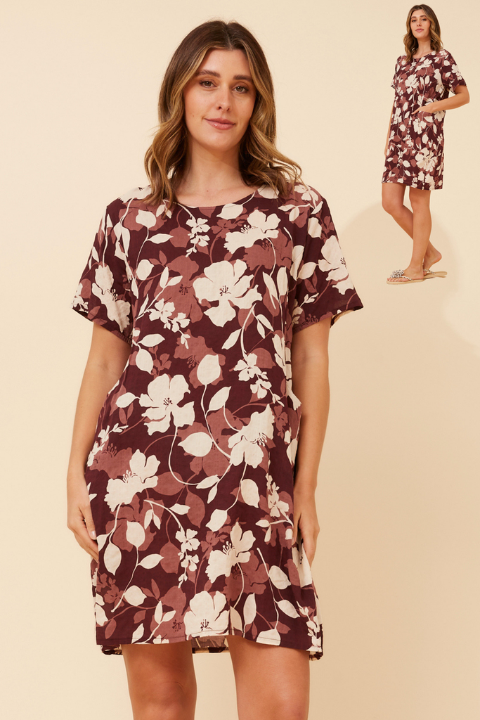 CKM - SHORT SLEEVE POCKET DRESS