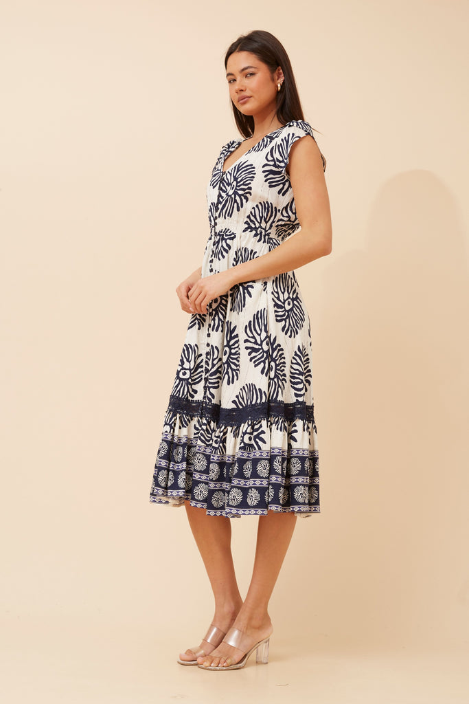 CKM - CAP SLEEVE DRESS