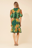 CKM - SHORT PUFF SLEEVE SHIRT DRESS