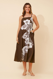 CKM - FLORAL PRINT MIDI DRESS