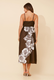 CKM - FLORAL PRINT MIDI DRESS