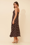 CKM - POLKA DOT LONG DRESS