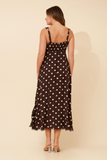 CKM - POLKA DOT LONG DRESS