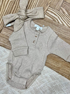 PB RIB LS HENLEY BODYSUIT