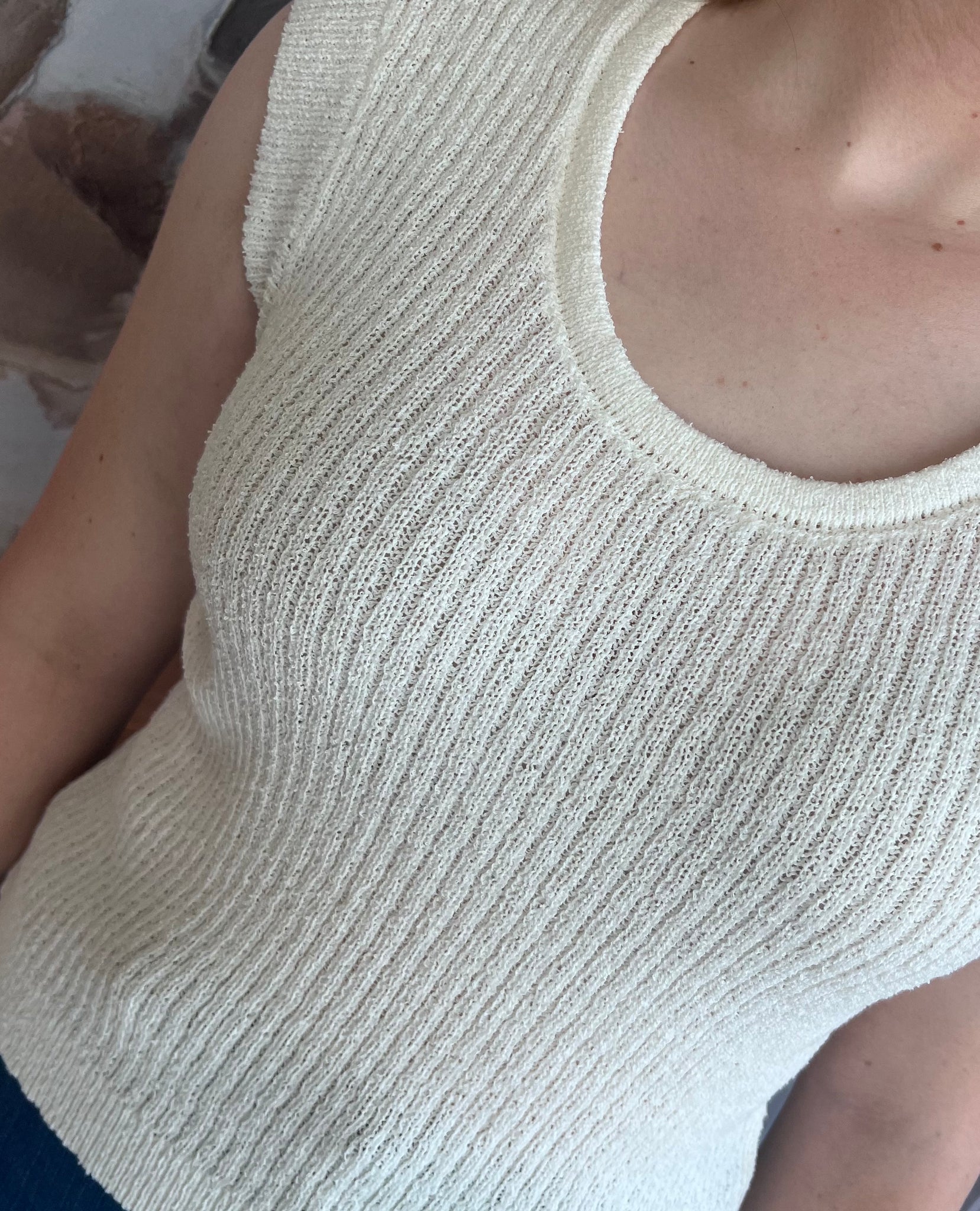 WHITE CLOSET - KNITWEAR TOP