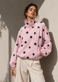 SMAIBULUN - PRESS STUD POLKA DOT JACKET