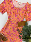 ELM - FUCHSIA FLORAL DRESS