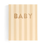 FOX & FALLOW - BABY BOOK COFFEE STRIPE