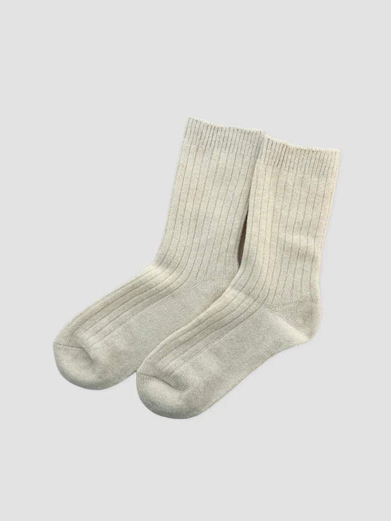 ANGELS WHISPER - RIB WOOL BLEND SOCKS