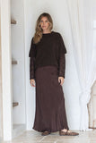MIRACLE - LACE SLEEVE OVERLAY KNIT