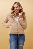 CKM - LONG SLEEVE ZIP HIGH NECK JACKET
