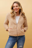 CKM - LONG SLEEVE ZIP HIGH NECK JACKET