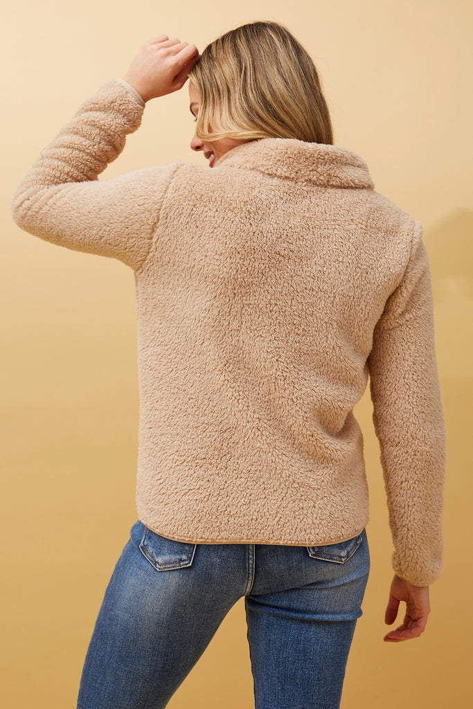 CKM - LONG SLEEVE ZIP HIGH NECK JACKET