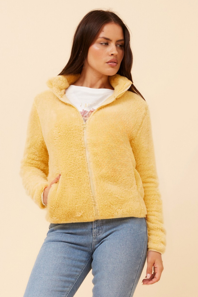 CKM - LONG SLEEVE ZIP HIGH NECK JACKET