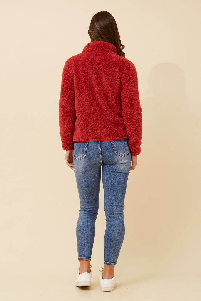 CKM - LONG SLEEVE ZIP HIGH NECK JACKET