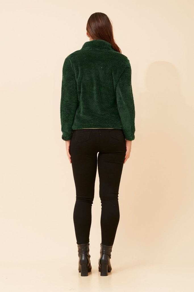 CKM - LONG SLEEVE ZIP HIGH NECK JACKET