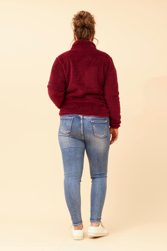 CKM - LONG SLEEVE ZIP HIGH NECK JACKET