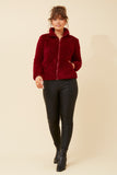 CKM - LONG SLEEVE ZIP HIGH NECK JACKET