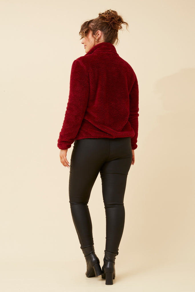 CKM - LONG SLEEVE ZIP HIGH NECK JACKET