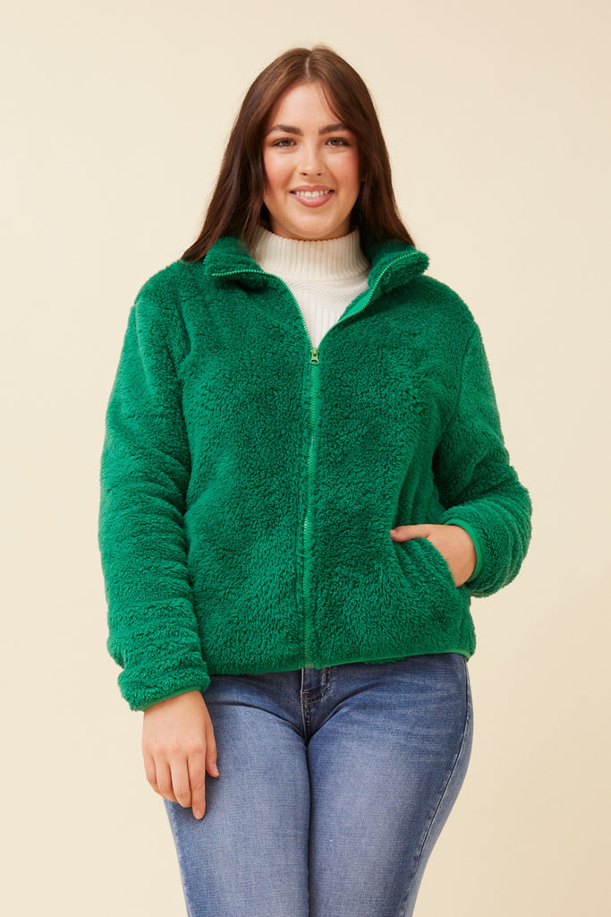 CKM - LONG SLEEVE ZIP HIGH NECK JACKET