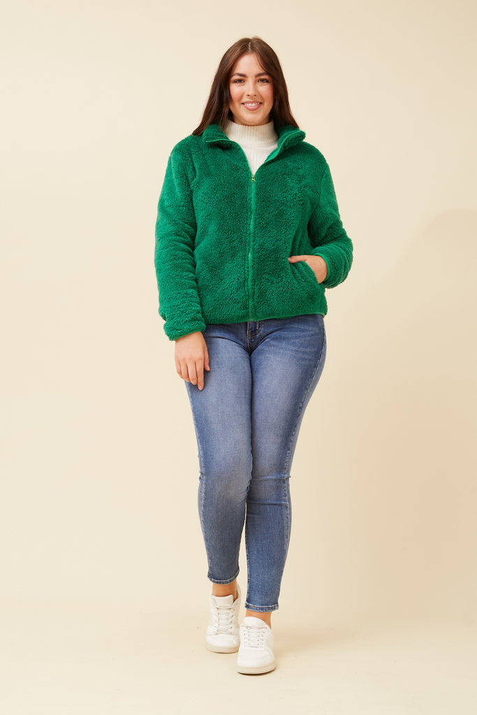 CKM - LONG SLEEVE ZIP HIGH NECK JACKET