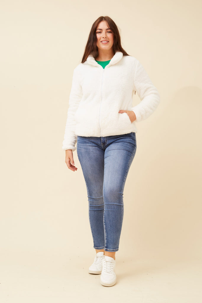 CKM - LONG SLEEVE ZIP HIGH NECK JACKET