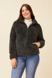 CKM - LONG SLEEVE ZIP HIGH NECK JACKET