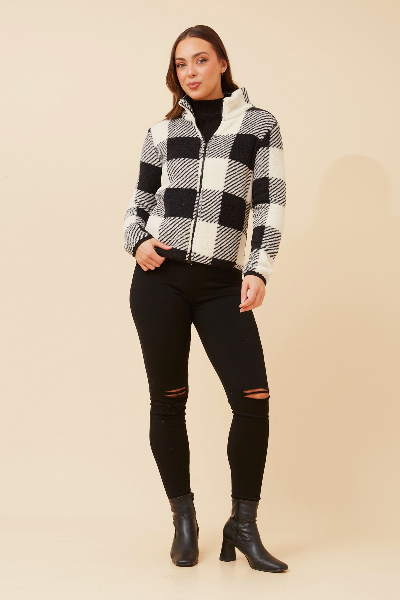 CKM - TEDDY ZIP JACKET