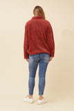 CKM - LONG SLEEVE TEDDY FUR JACKET