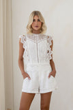 ST GERMAIN - SLEEVELESS LACE TOP
