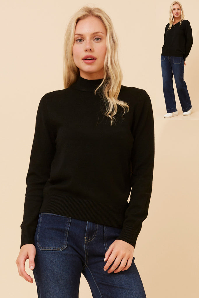 CKM - LONG SLEEVE KNIT PULLOVER