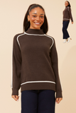 CKM - LONG SLEEVE HIGH NECK PULLOVER