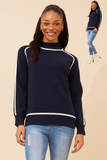 CKM - LONG SLEEVE HIGH NECK PULLOVER