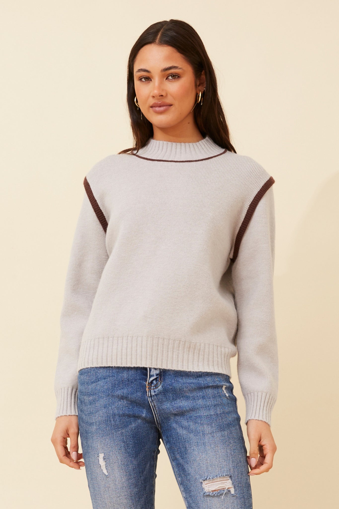 CKM - HIGH NECK PULLOVER