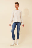 CKM - CONTRAST TRIM DETAIL PULLOVER