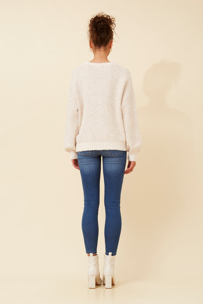 CKM - CONTRAST TRIM DETAIL PULLOVER