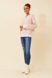 CKM - CONTRAST TRIM DETAIL PULLOVER